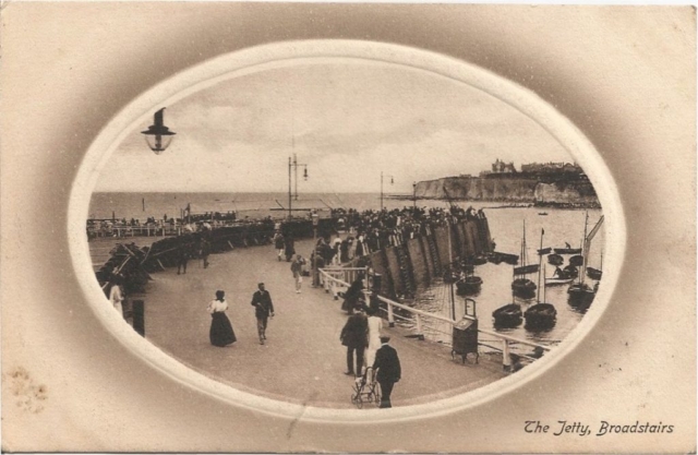 Broadstairs Pier 1906 Posted July 1906