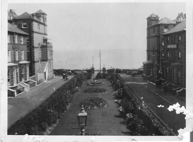 Chandos square photographed from hotel owned by Nan Raynor about 1930