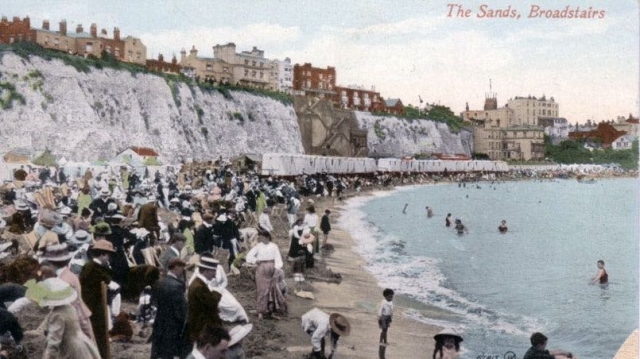 Beach about 1915