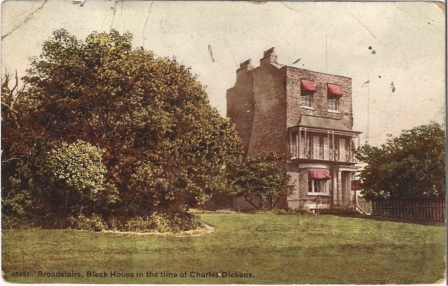 Bleak House in the days of Charles Dickens before extended Posted 1913 with photo pre 1901