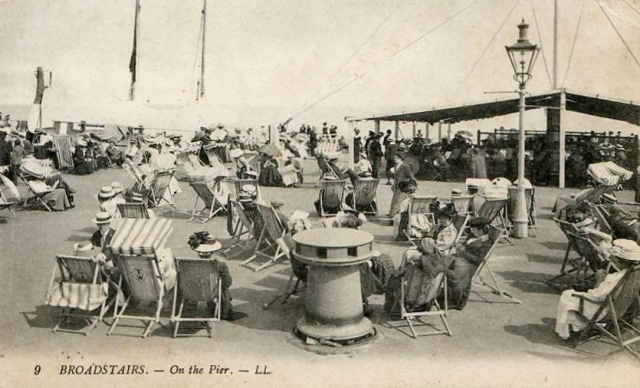 Broadstairs pier about 1910