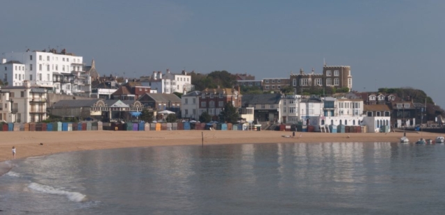 Viking Bay with Eagle House on the left