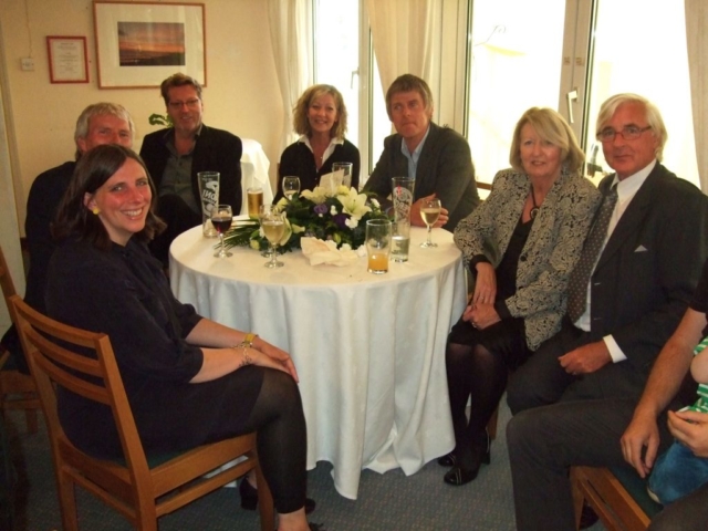 At Jean's funeral