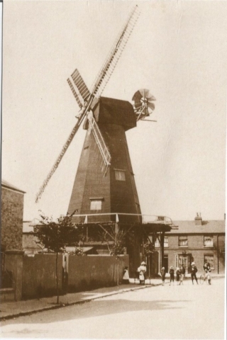 Pierremont Mill on corner of King Georges and Pierremont Avenue pre 1909 pre 1909